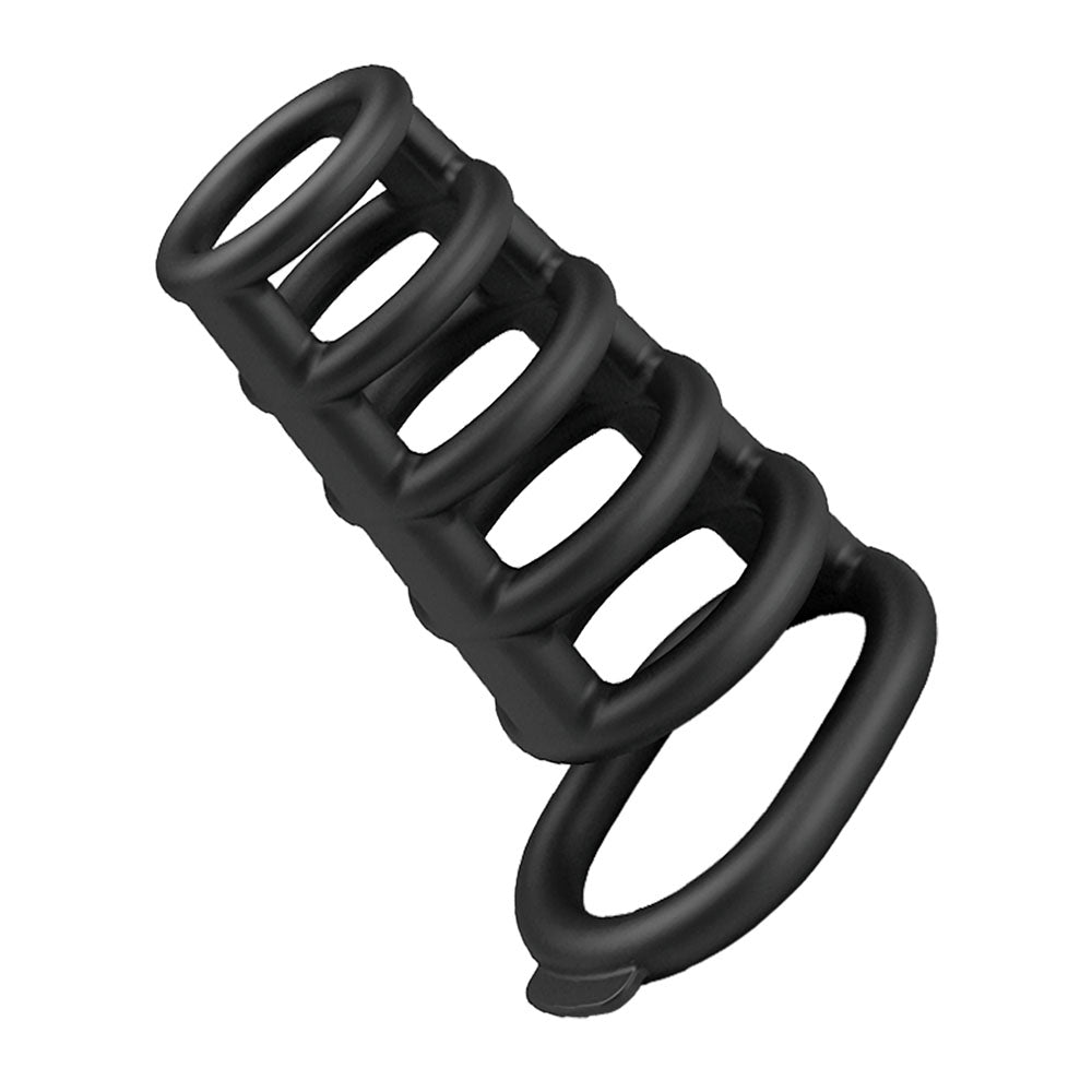 Party Up KIM Cock Cage - Black - COCK RINGS