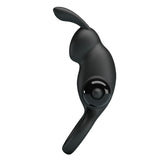 Party Up LARRY Vibrating Cock Ring - Black - COCK RINGS