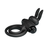 Party Up LAWRENCE Vibrating Cock Ring - Black - COCK RINGS