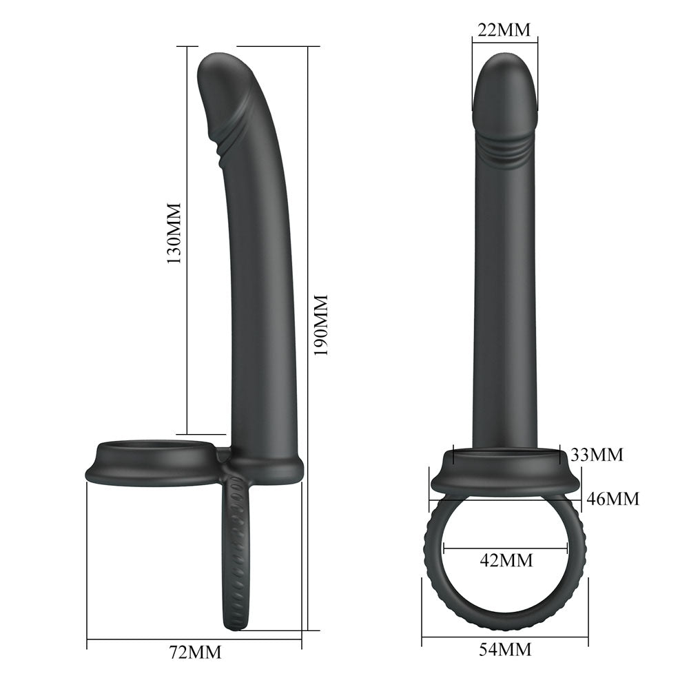 Party Up MARTIN Double Penetrator - Cock & Ball Rings - COCK RINGS