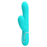 Party Up PAUL Rolling Beads Vibrator - Teal - VIBRATORS
