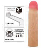 Party Up PHILIP 3 Inch Extender Sleeve - Flesh - SLEEVES