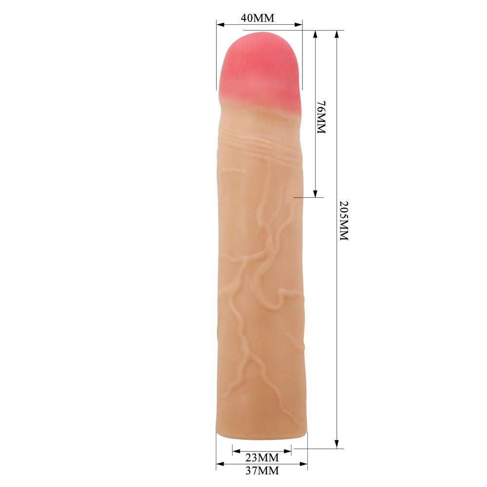 Party Up PHILIP 3 Inch Extender Sleeve - Flesh - SLEEVES
