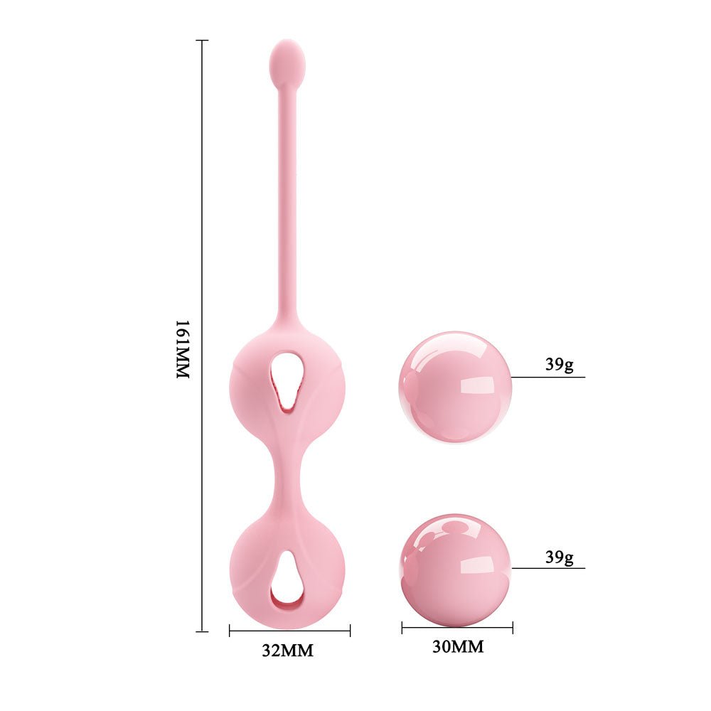 Party Up REBECCA Kegel Balls - Pink - KEGEL TOYS