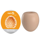 Party Up SAM Mini Stroker – Flesh TPR Ribbed Male Masturbator - MASTURBATORS