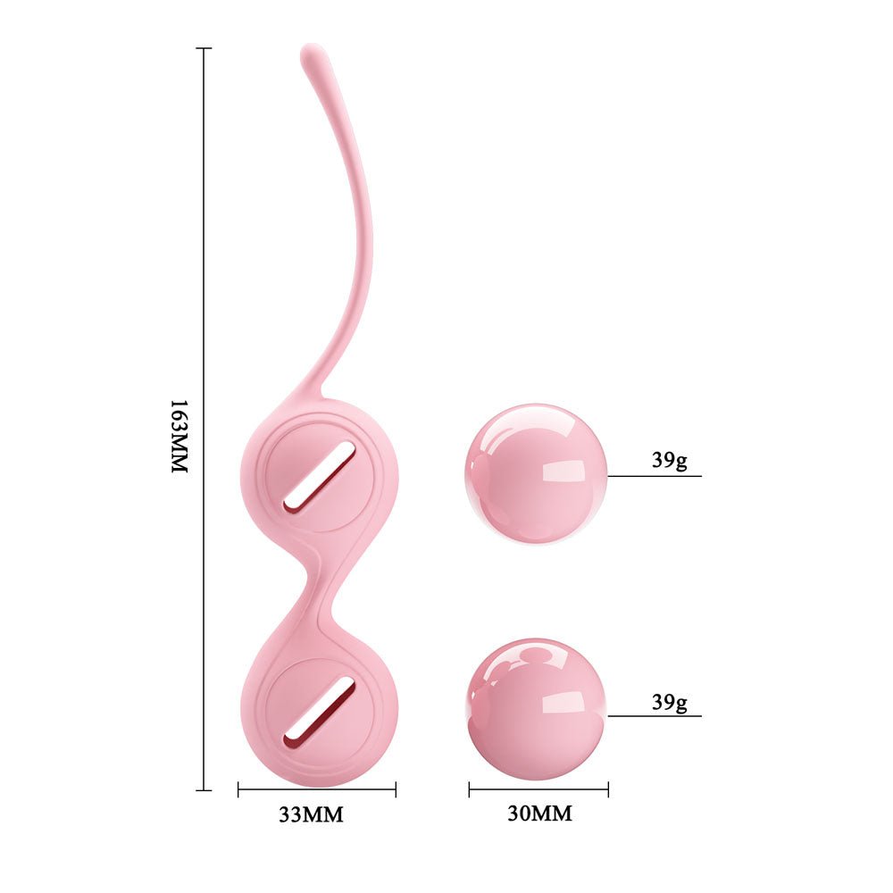 Party Up VIVIAN Kegel Balls - Pink - KEGEL TOYS
