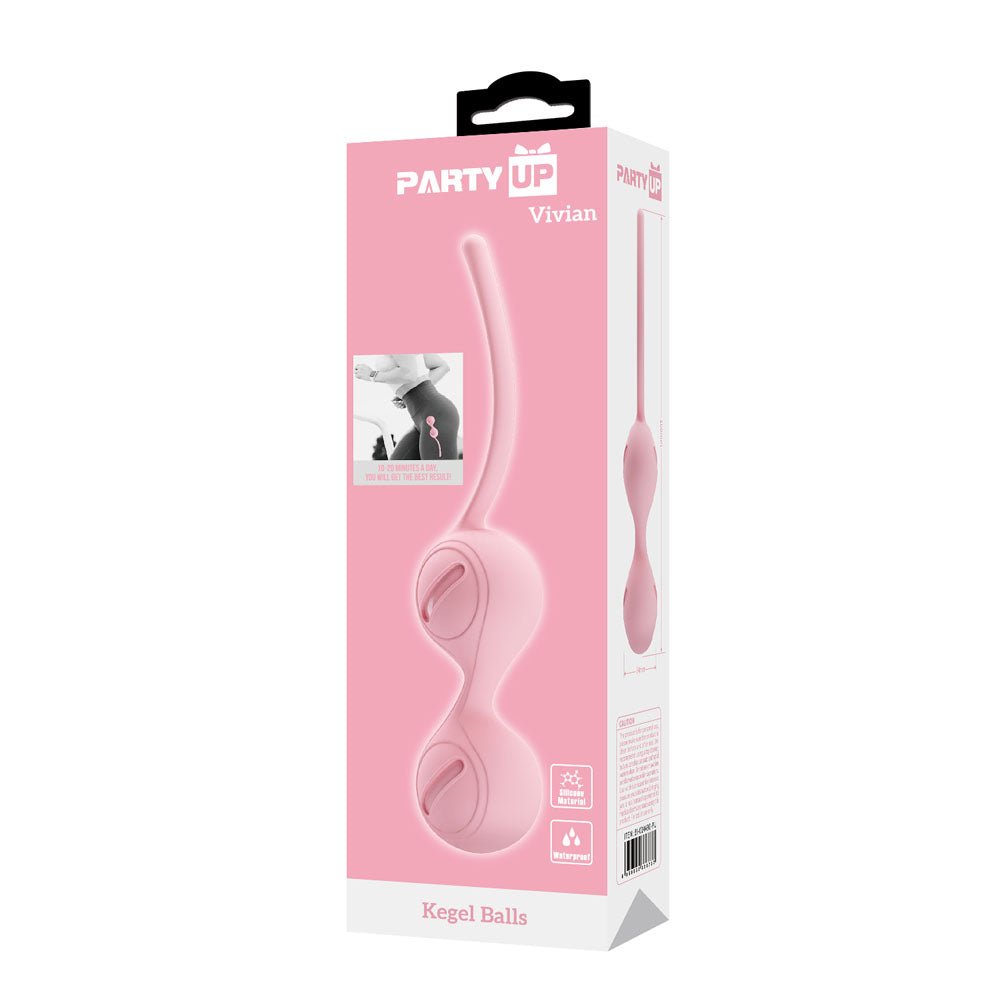 Party Up VIVIAN Kegel Balls - Pink - KEGEL TOYS