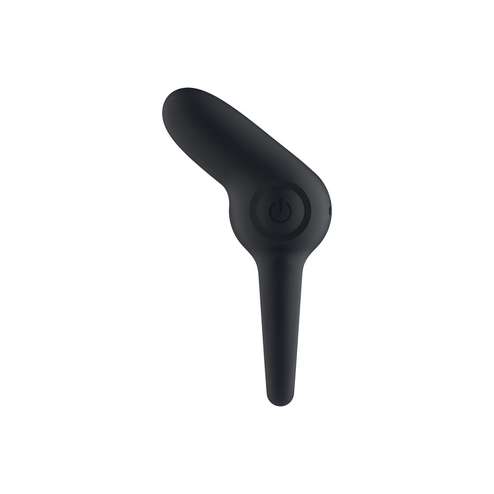 Passion Play Dual Motors Vibrating Cock Ring Black - COCK RINGS