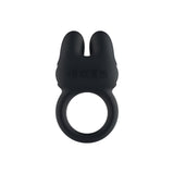 Passion Play Dual Motors Vibrating Cock Ring Black - COCK RINGS
