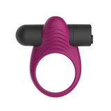 Passion Play Silicone Vibrating Penis Ring Purple - COCK RINGS