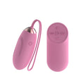 Passion Play Small Silicone Vibrating Egg Pink USB Rechargeable With Remote - BULLETS & EGGS