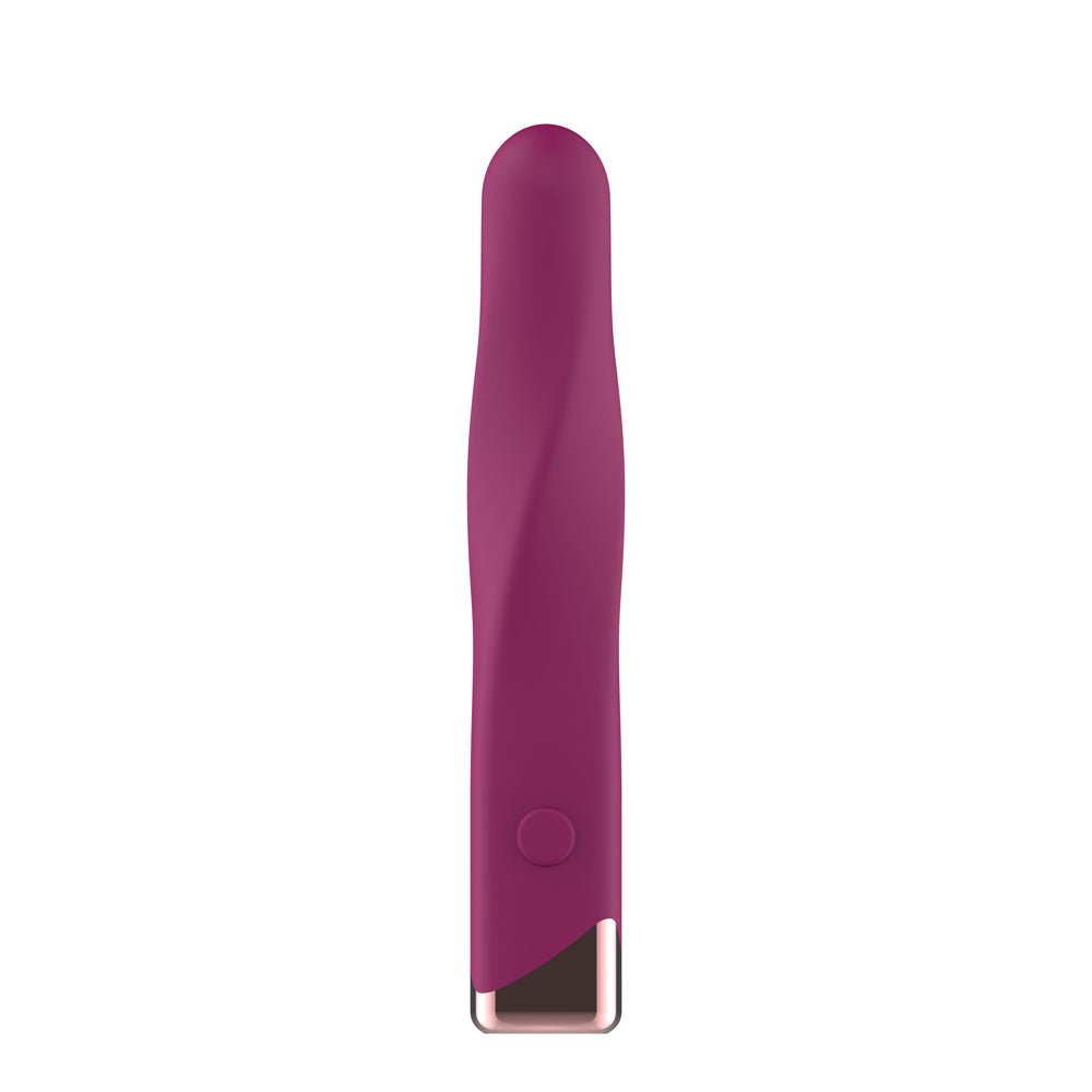 Passion Play USB Rechargeable Vibrating Bullet Purple 12cm - BULLETS & EGGS