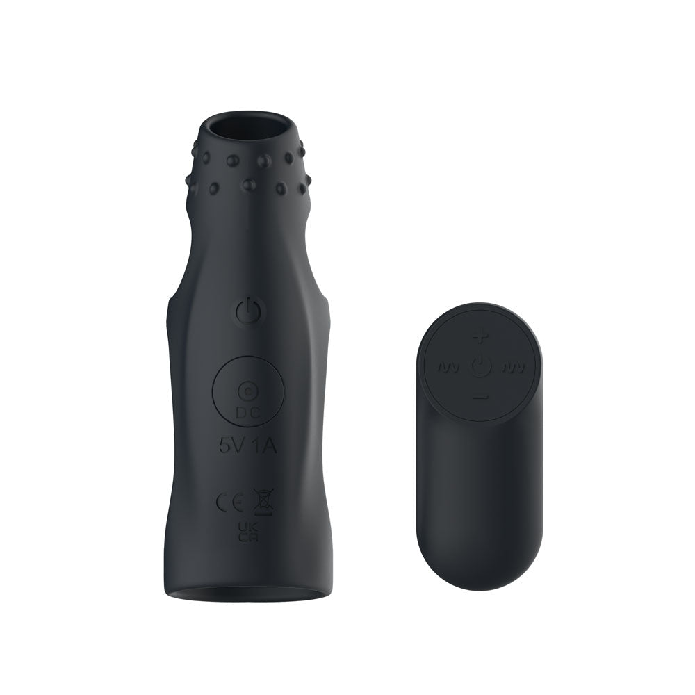 Passion Play Vibrating Cock Ring Sleeve Wireless Remote - SLEEVES