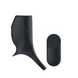 Passion Play Vibrating Cock Ring Sleeve With Wireless Remote - COCK RINGS