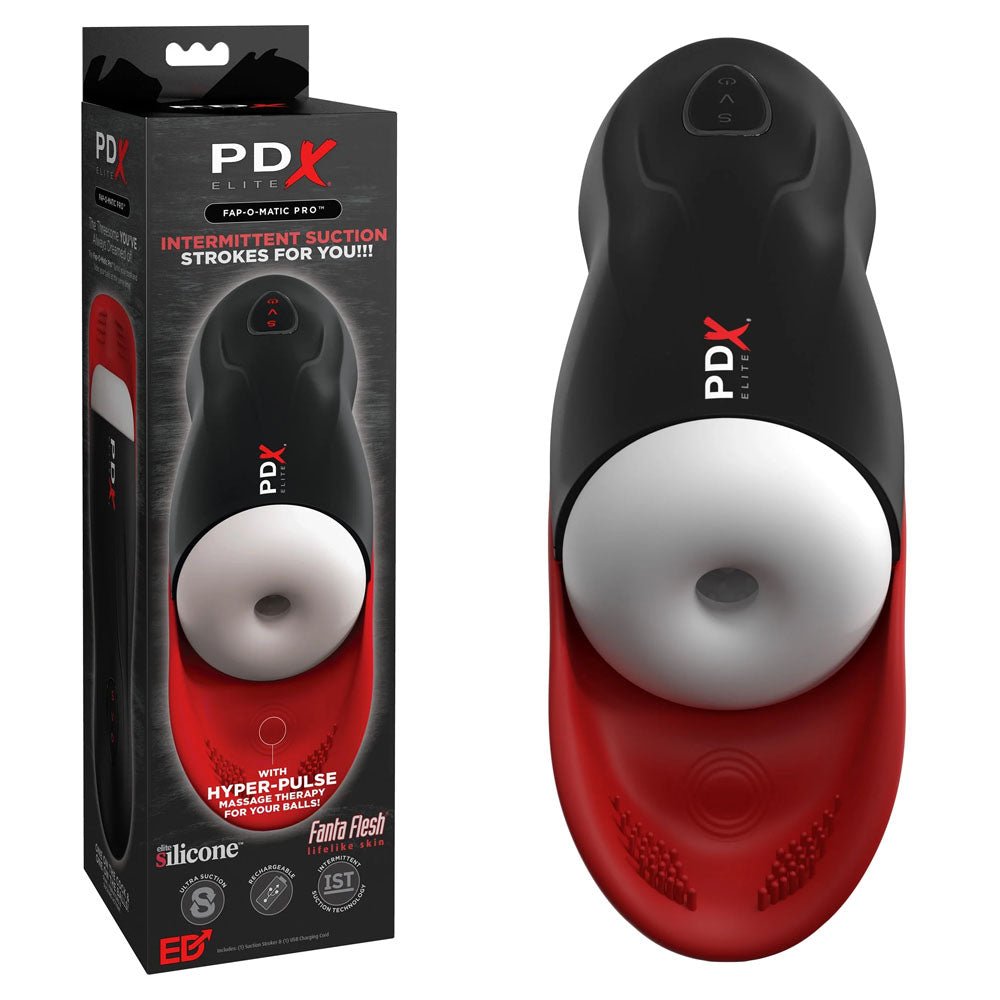 PDX Elite Fap - O - Matic Pro - USB Rechargeable Sucking Masturbator - MASTURBATORS