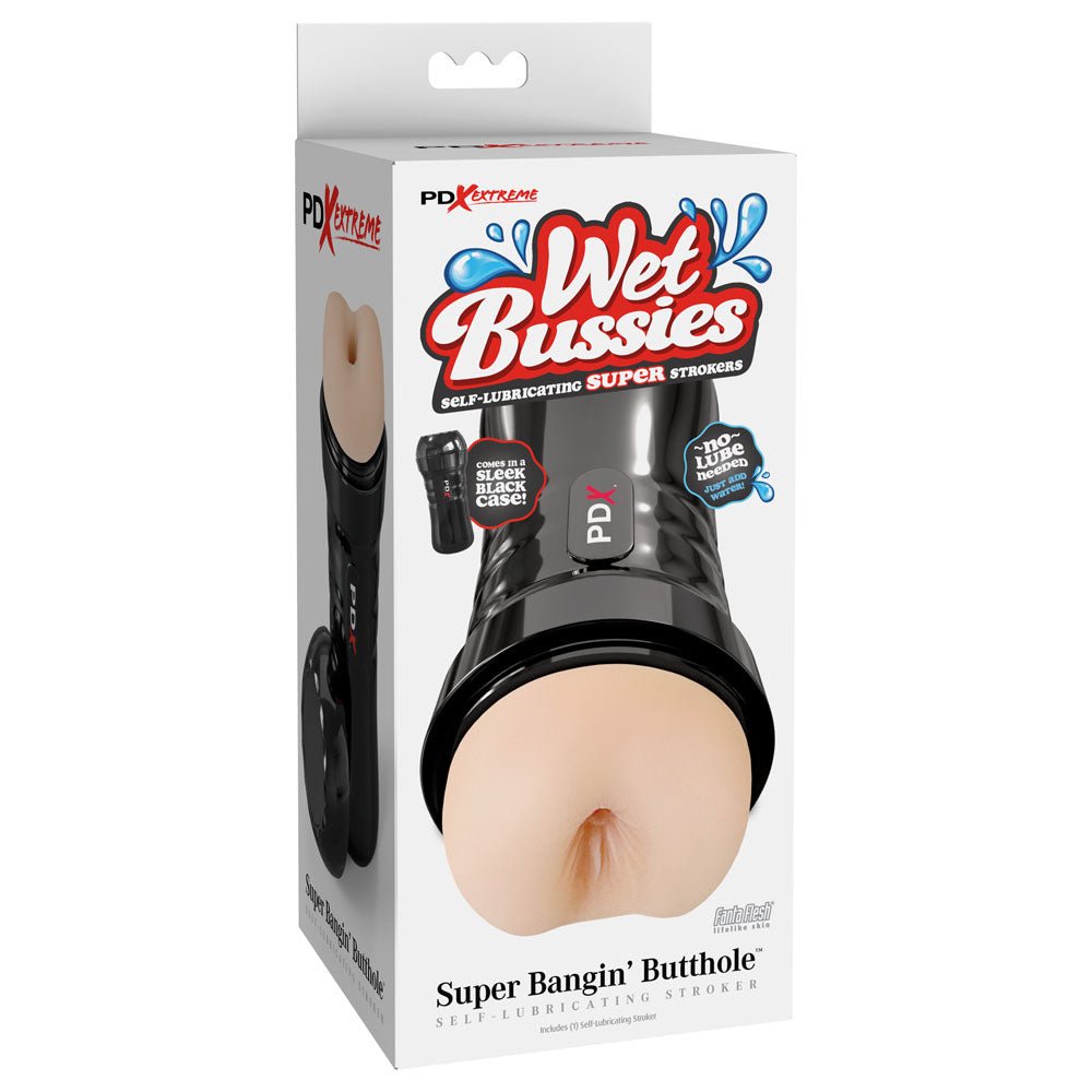 PDX Wet Bussies Super Bangin Butt - Light - Flesh Anal Stroker - MASTURBATORS