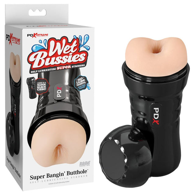 PDX Wet Bussies Super Bangin Butt - Light - Flesh Anal Stroker - MASTURBATORS
