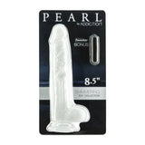 Pearl Dildo 8.5in Pearl White - Adult Toys