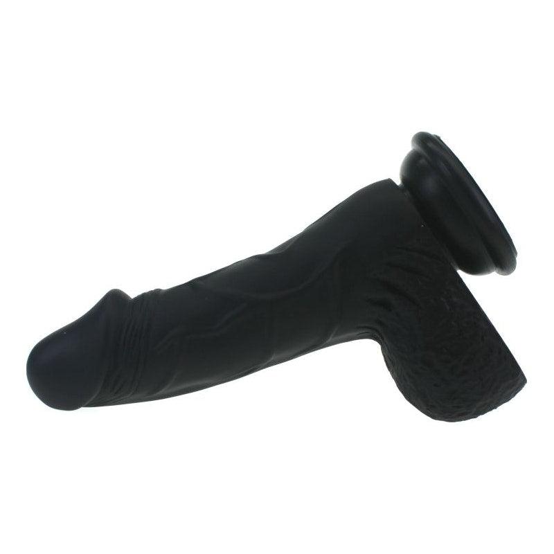 Pedro Thick Realistic Cock w Balls Black - Adult Toys