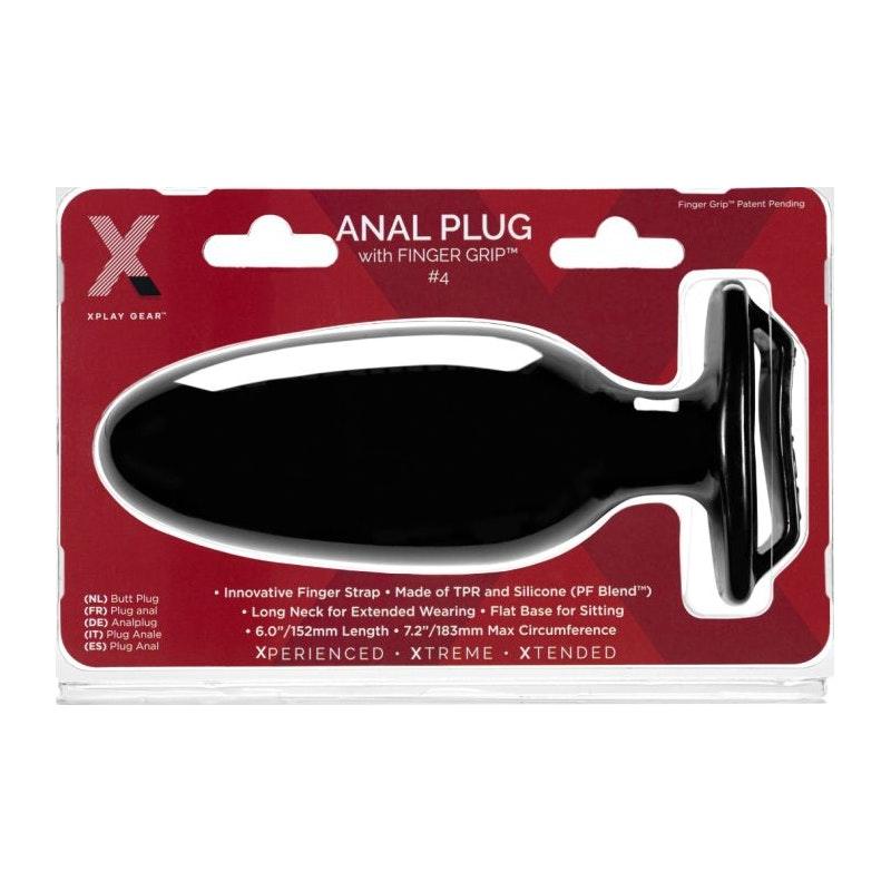 PerfectFit Xplay Finger Grip Anal Plug 4L – Soft PFBlend Material - Adult Toys