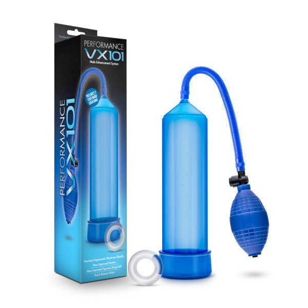 Performance VX101 Male Enhancement Pump - Blue Penis Pump - PUMPS
