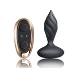 Petite Sensation Desire Butt Plug w Remote Black - Adult Toys
