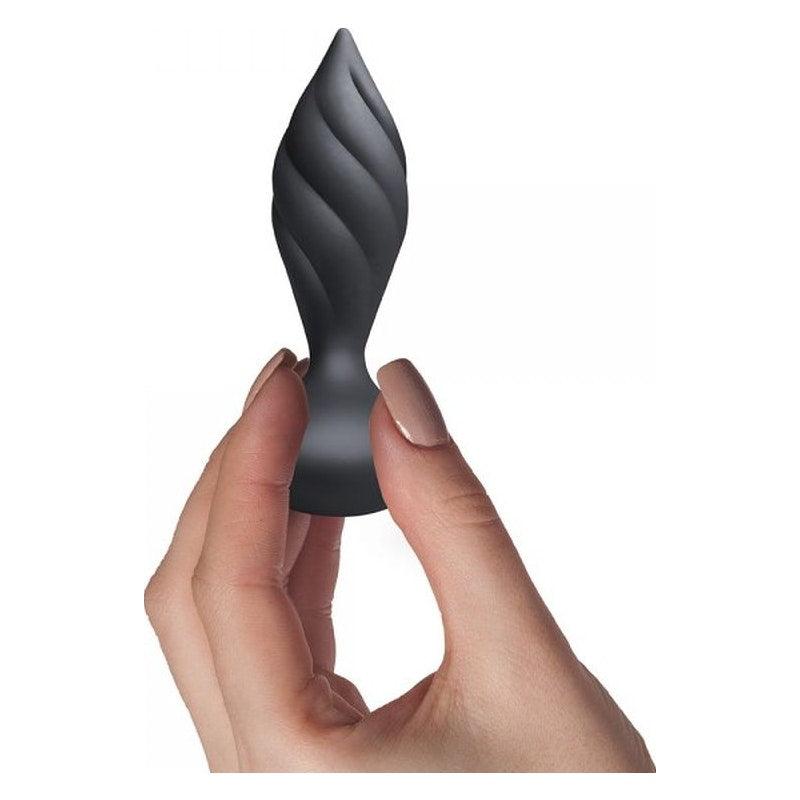 Petite Sensation Desire Butt Plug w Remote Black - Adult Toys