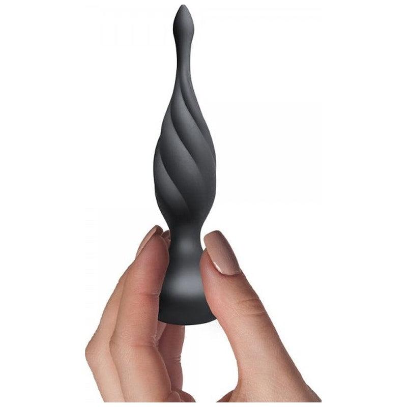 Petite Sensation Discover Butt Plug w Remote Black - Adult Toys