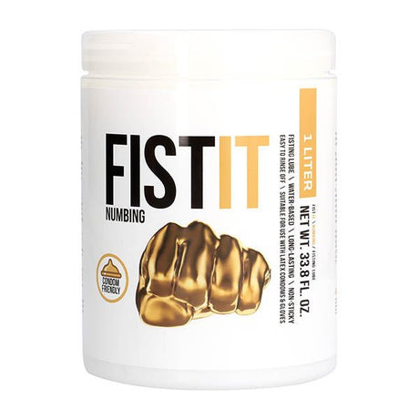 Pharmquests Fist It Numbing Water Based Lubricant 1000 mL Tub - LOTIONS & LUBES