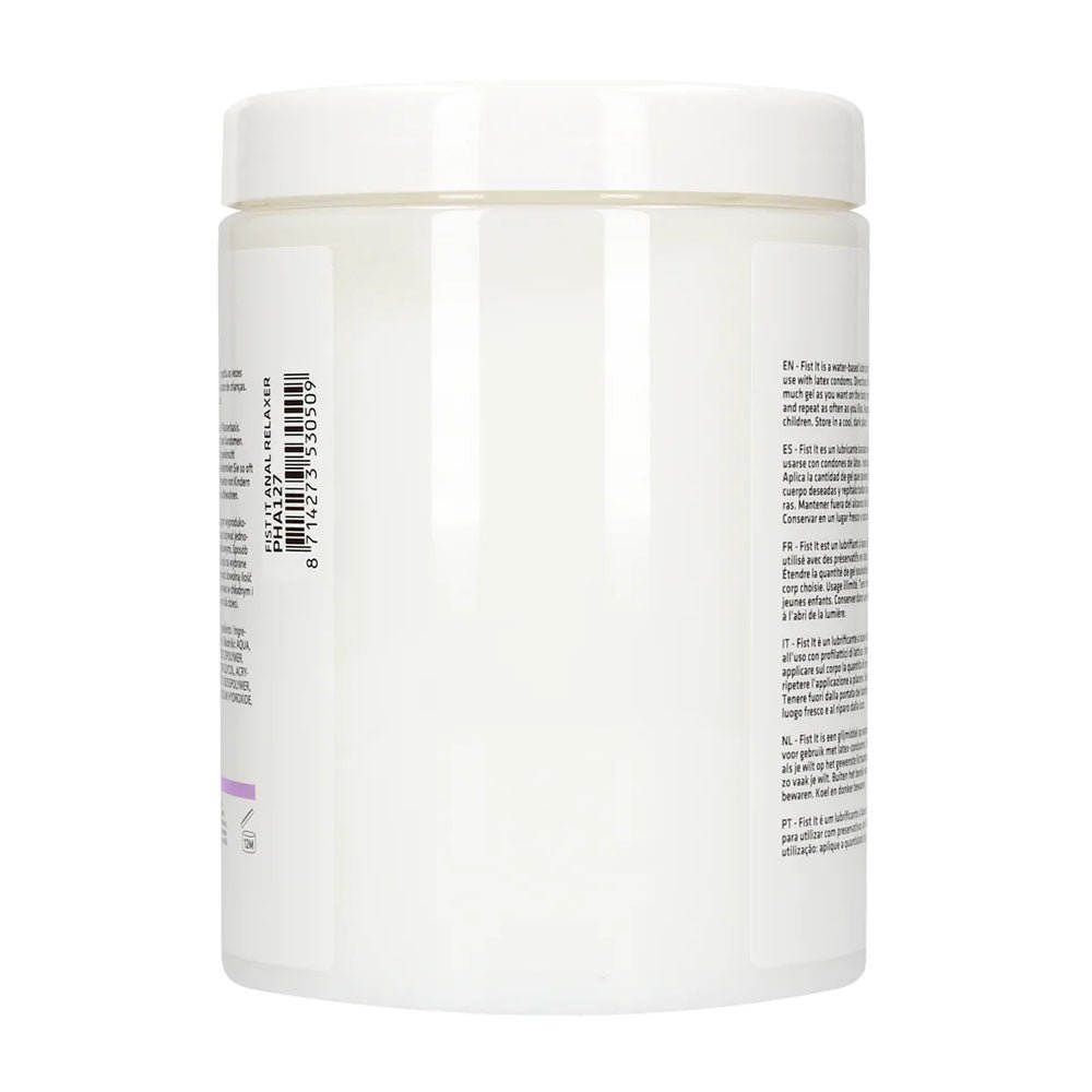 Pharmquests FistIt Anal Relaxer Water Based Lubricant 1000 Milliliter Tub - LOTIONS & LUBES