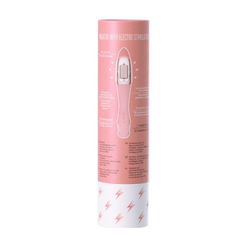 Physics Galvani E - Stim Vibrator – Pink Silicone USB Rechargeable - Adult Toys