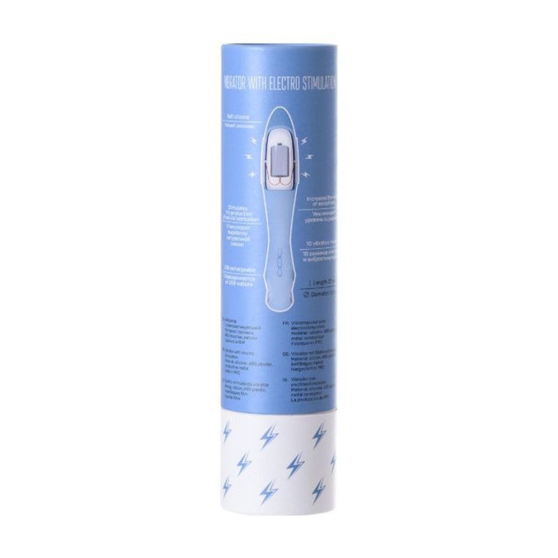 Physics Galvani Electric - Stim Vibrator – Blue Silicone USB Rechargeable - Adult Toys