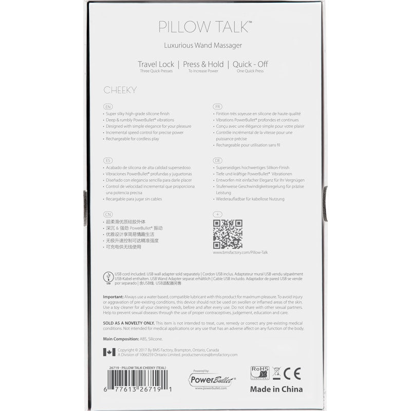 Pillow Talk Cheeky Pink - Adult Toys