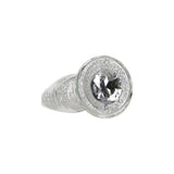 Pillow Talk Fancy Luxurious Glass Anal Plug w Clear Gem - Adult Toys
