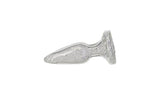 Pillow Talk Fancy Luxurious Glass Anal Plug w Clear Gem - Adult Toys