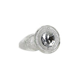 Pillow Talk Fancy Luxurious Glass Anal Plug w Clear Gem - Adult Toys