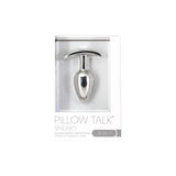 Pillow Talk Sneaky Luxurious Stainless Steel Anal Plug w Swarovski Crystal - Adult Toys