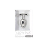 Pillow Talk Sneaky Luxurious Stainless Steel Anal Plug w Swarovski Crystal - Adult Toys