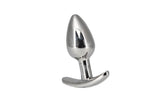 Pillow Talk Sneaky Luxurious Stainless Steel Anal Plug w Swarovski Crystal - Naughty by Nature Adult Store