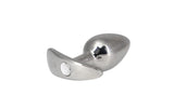 Pillow Talk Sneaky Luxurious Stainless Steel Anal Plug w Swarovski Crystal - Naughty by Nature Adult Store