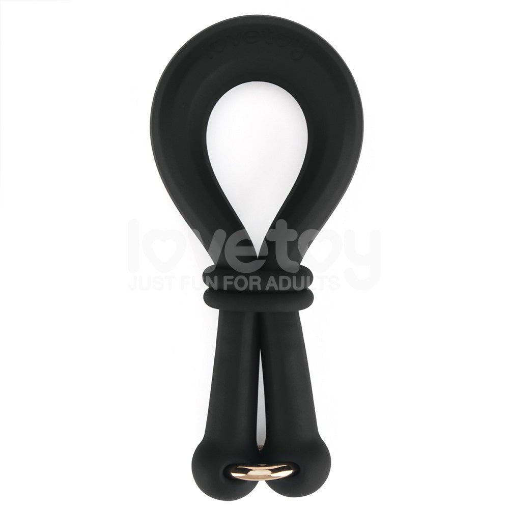 Pinnacle Pro Anyfit Plus Stretcher Black Adjustable Cock Ring - COCK RINGS