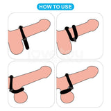 Pinnacle Pro Anyfit Plus Stretcher Black Adjustable Cock Ring - COCK RINGS