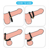 Pinnacle Pro Anyfit Stretcher - Black Adjustable Cock Ring - COCK RINGS