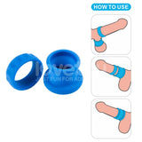 Pinnacle Pro Twin Flex - Blue Cock & Balls Rings - COCK RINGS