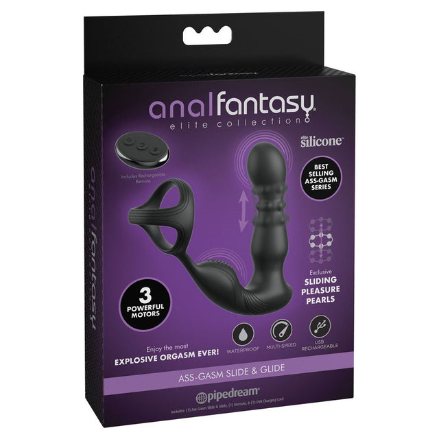 Pipedream Anal Fantasy Elite Ass - Gasm Slide & Glide Prostate Massager - ANAL TOYS