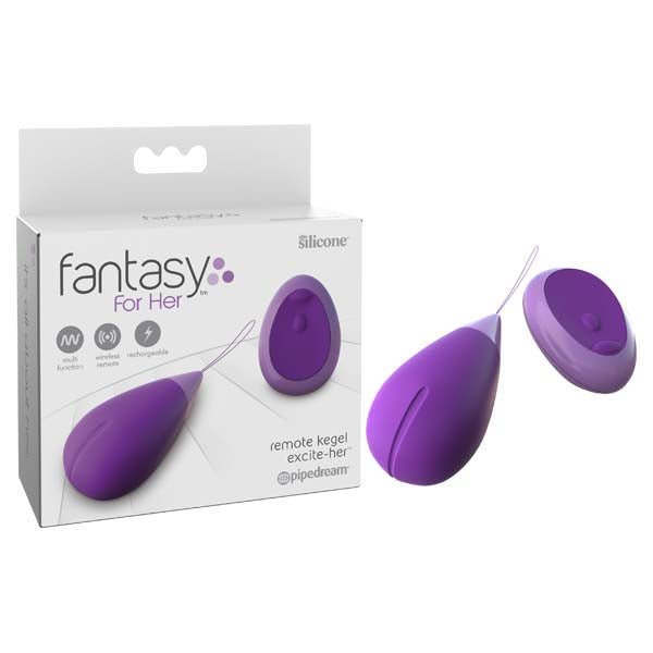 Pipedream Fantasy For Her Remote Kegel Trainer - Purple USB Vibrator - KEGEL TOYS
