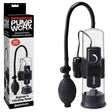 Pipedream Pump Worx Beginner's Vibrating Penis Pump – Clear and Black - PUMPS