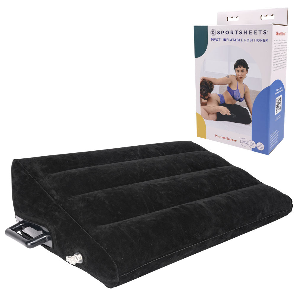 Pivot Inflatable Positioner Plus - Black XL Cushion - BONDAGE - TOYS