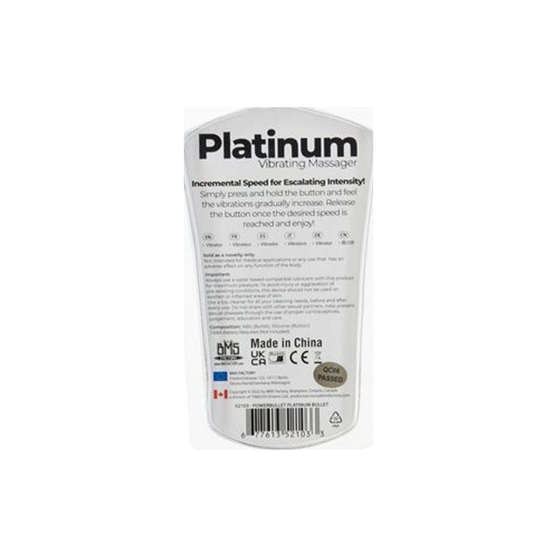 Platinum Bullet 9cm - Adult Toys