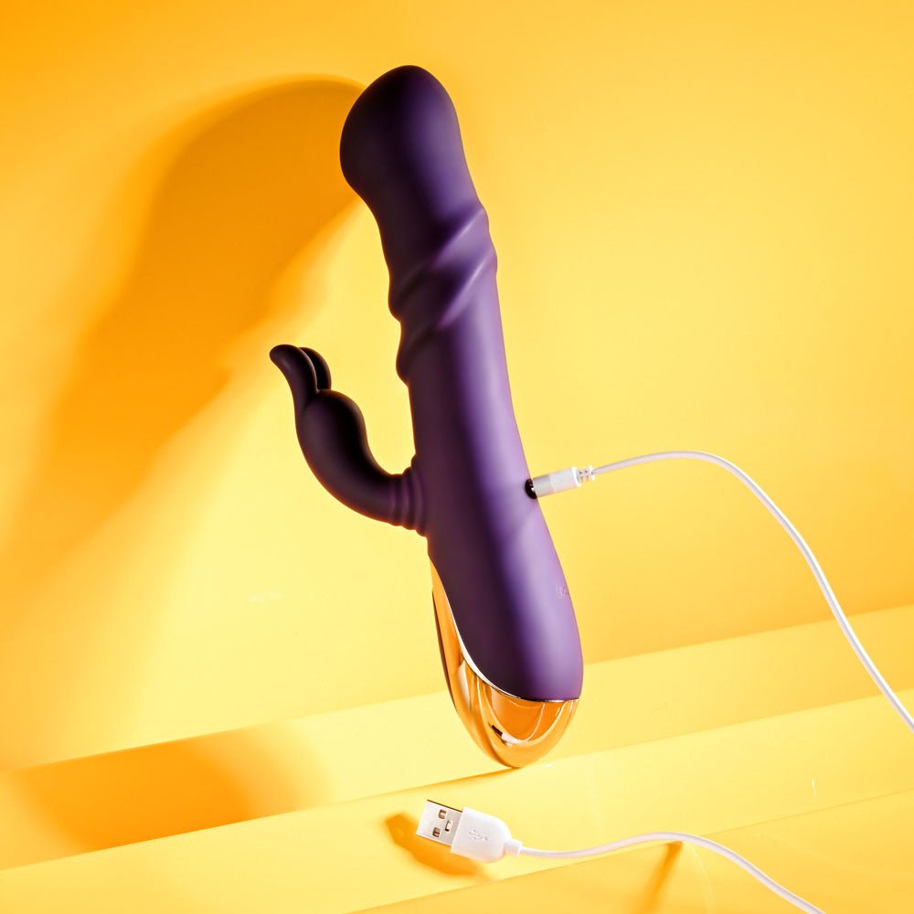 Playboy Pleasure BUNNY PUNCH - Twirling Rabbit Vibrator - VIBRATORS
